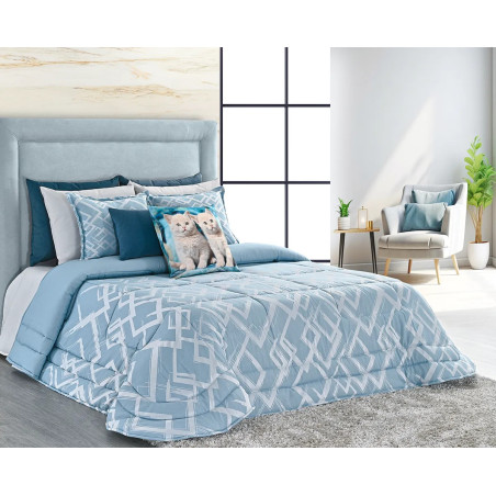 Edredão Jacquard C/Fios Tintos Rania DiVayne