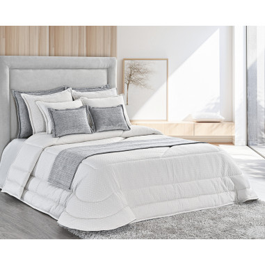 Edredão Jacquard C/Fios Lurex Favo 12 DiVayne